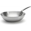 WOK pánev de Buyer, 3608.28, průměr 28 cm, objem 3 L, zahnutý okraj, na všechny typy varných desek