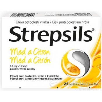 Strepsils Med a Citrón pas.ord.24