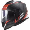 LS2 FF800 STORM NERVE MATT BLACK RED - XL