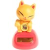 Solárne tancujúce dekorácie Lucky Cat zlatá