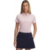 Dámske funkčné tričko s krátkym rukávom Under Armour PLAYOFF SS POLO ružové 1383612-647 - S