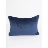 MKLozkoviny.sk Obliečka na vankúš mikroplyš Exclusive 70 × 90 cm - Laura námornícka modrá- -