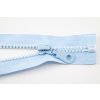Deliteľný kostený zips - dĺžka (30 - 95 cm) - rôzne farby 35 cm Svetlo modrá
