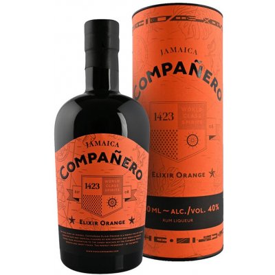 Companero JAMAICA Ron Elixir Orange Rum 40% 0,7 l (tuba)