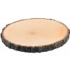 Contacto Dřevěný tác průměr 230-260 mm 3863/026 přírodní