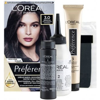 L'Oréal Préférence Recital 3/B hnedá tmavá