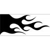 Airbrush šablóna plamene /flames C119