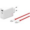 OnePlus SUPERVOOC 120W Dual USB-A+USB-C + kábel USB-C/USB-C biela
