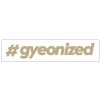 Samolepka Gyeon #gyeonized Sticker Gold (17,9 mm x 100 mm)