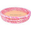 Swim Essentials Detský nafukovací bazén Ružová Zebra 150cm