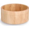 Zeller Válcová mísa s pruhy, bambus, O 27 x 12 cm