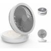 Skladací 10 palcový USB prenosný ventilátor s LED osvetlením