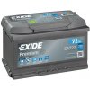 EURO-VAT Autobatéria Exide Premium Carbon Boost 72 Ah, 720 A, pravá