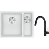 Súprava granitový drez Franke Maris 125.0687.267, kuchynská batéria Franke Lina 115.0626.055