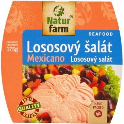 Natur Farm Lososový šalát Mexicano 175g Natur Farm 175g