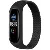 Xiaomi Mi Band 3/4/5/6 náhradný náramok - Viazaný nylon Farba: Čierna MBSCZ-MB005