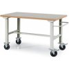 Mobilný dielenský stôl Solid, 1500x800 mm, vinyl 23239AJ