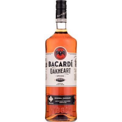 Bacardi Oakheart 1l 35% (čistá fľaša)