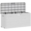 Záhradný úložný box 280 l, svetlosivý