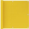 Balkónová zástěna žlutá 90 x 500 cm HDPE Žlutá 310998