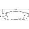 Sada brzdových platničiek, vždy 4 kusy v sade BREMBO P 83 166 (P83166)