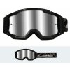 LS2 Helmets LS2 CHARGER PRO GOGGLE BLACK WITH SILVER VISOR