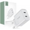 SIEŤOVÁ NABÍJAČKA NA MOBIL A TABLET TECH-PROTECT C20W 2-PORT NETWORK CHARGER PD20W WHITE