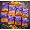 8× Chrumkavé, ručne vyrábané Brown Bag Crisps s rozmarínom a morskou soľou