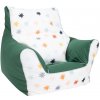 Detské kreslo plnené guličkami New Baby zelená