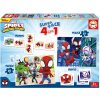 Superpack 4v1 Spidey and his amazing friends Educa domino pexeso a puzzle s 25 a 50 dielikmi