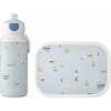 Little Dutch Desiatový set (fľaša 400ml+box) Námornícky záliv