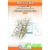 mapa Messina provincie 1:150 t. + Isole Eolie o Lipari 1:200 t.