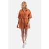 OVERAL LA MARTINA WOMAN DRESS LINEN CELOSIA ORANGE