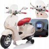 Kolobežka Vespa na batériu MP3 od 3 rokov, biela