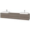 Dreja Kúpeľňová skrinka MODULE SZZ6 240 umývadlo Glance - D03 Cafe / D03 Cafe / Ľavé + Pravé