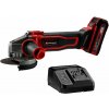 Einhell 4431190 TE-AG 18/125-2 Li (1x4,0 Ah) AKUMULATOROVÁ ÚHLOVÁ BRUSKA