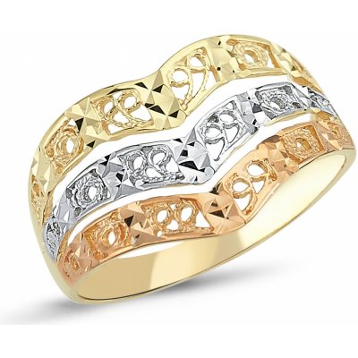 Lillian Vassago zlatý prsteň LLV46 GR030