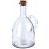 Fľaša sklo+zátka korok ocot/olej 0,5 l