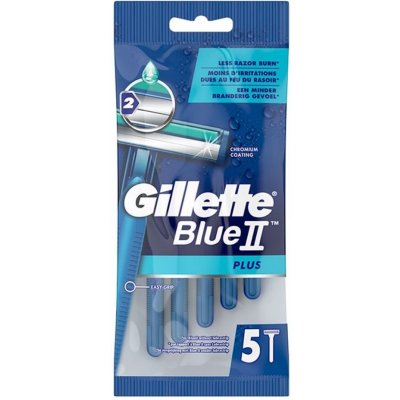 Gillette, Blue II Plus jednorazové holiace strojčeky 5ks.