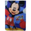 SETINO Flísová deka pre chlapcov Mickey Disney modrá