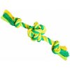 HipHop Dog Lopta s 2 ramenami HipHop bavlnená, limetková, zelená Veľkosť: 22cm, 80g