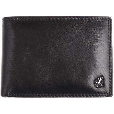 pánska kožená peňaženka Cosset 4460 Komodo čierna