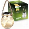 Solárna záhradná LED lampa 3000K Závesná lampa Lampáš na batérie
