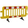 DP 4E22 Mobilné plastové zábradlie Žltá