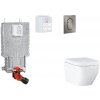 Grohe Uniset - Set predstenovej inštalácie, klozetu, dosky SoftClose a tlačidla Arena Cosmopolitan S, Triple Vortex, kefovaný Hard Graphite SANI15BB5106