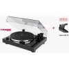 Thorens TD 202 Piano black + Ortofon Super OM 5E (Audiofilský gramofón pre náročných poslucháčov so vstavaným Phono MM predzosilňovačom a USB)