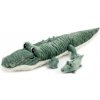 PTIPOTOS Plyšový krokodíl Croketou zelený – mama s miminkom