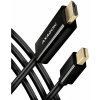 AXAGON RVDM-HI14C2, Mini DisplayPort -> HDMI 1.4 cable 1,8 m, 4K/30 Hz RVDM-HI14C2