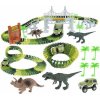 Autodráha s mostom a autíčkom 142ks DINOSAUR WORLD