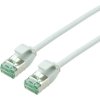 roline recycled material 21.45.3307 RJ45 sieťové káble, prepojovacie káble CAT 6A U/FTP 5 m sivá netienený, extrémne tenký, PVC plášť 1 ks; 21.45.3307